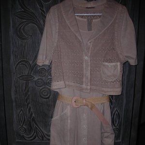 Dress/vest,'Safari",cullote style ,Nina Piccalino